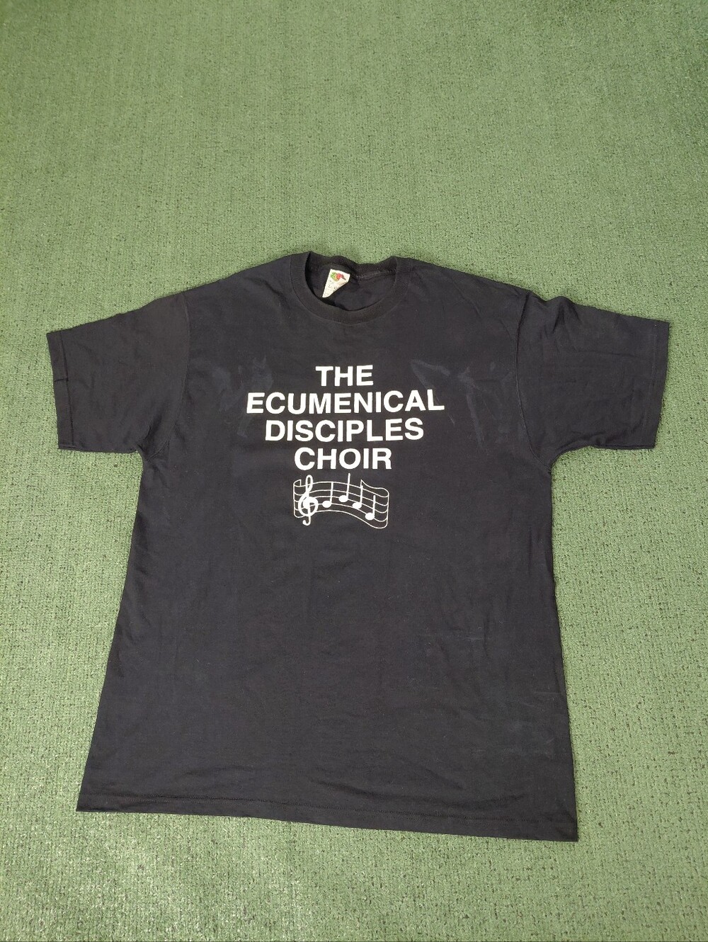 Vintage 1997 The Ecumenical Disciples Choir Singing 90's Music Black T Shirt Sz